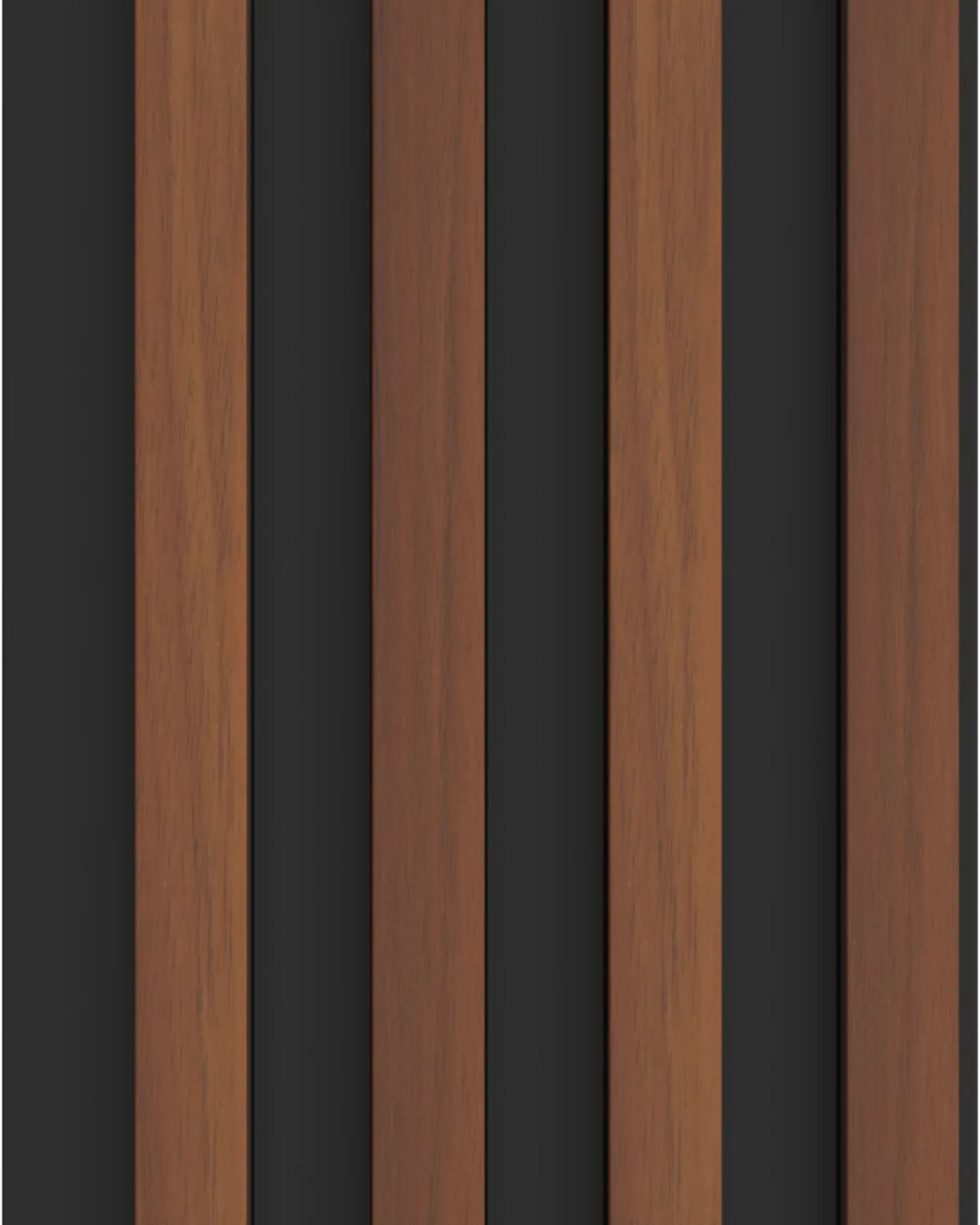 Walnut and black finish, 160-M8038 panel swatch